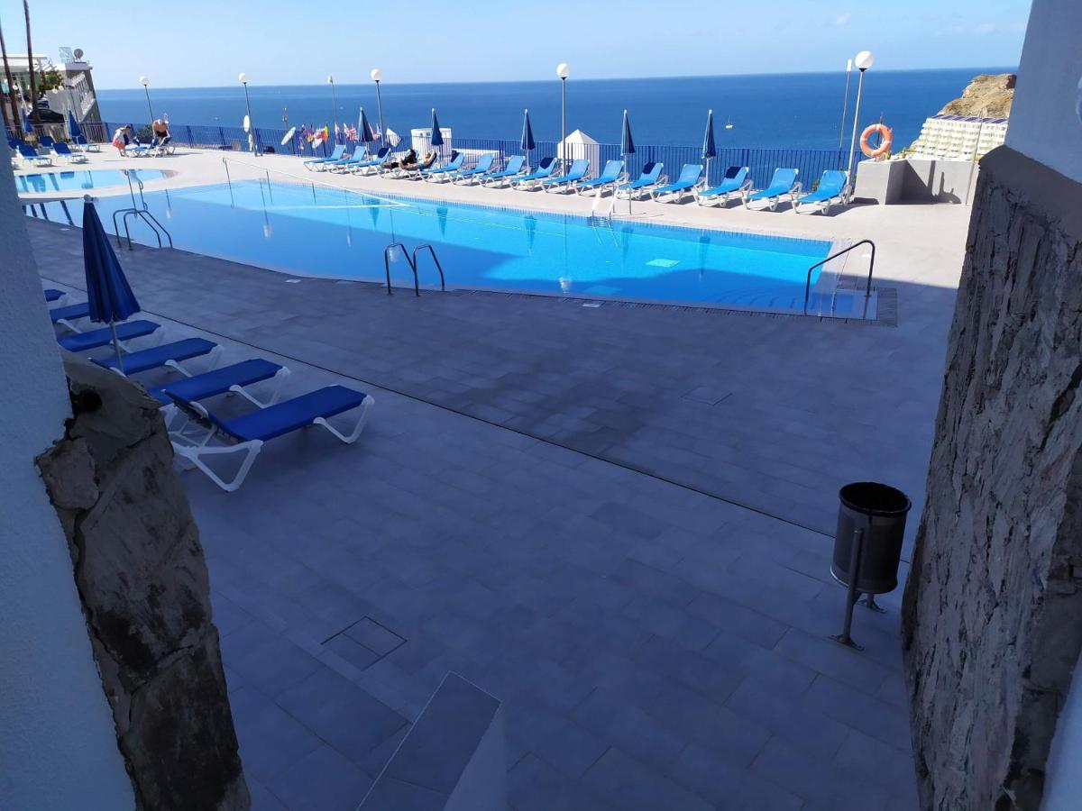 Ocean View Apartment In Taurito, Mogan - Top Floor Luaran gambar