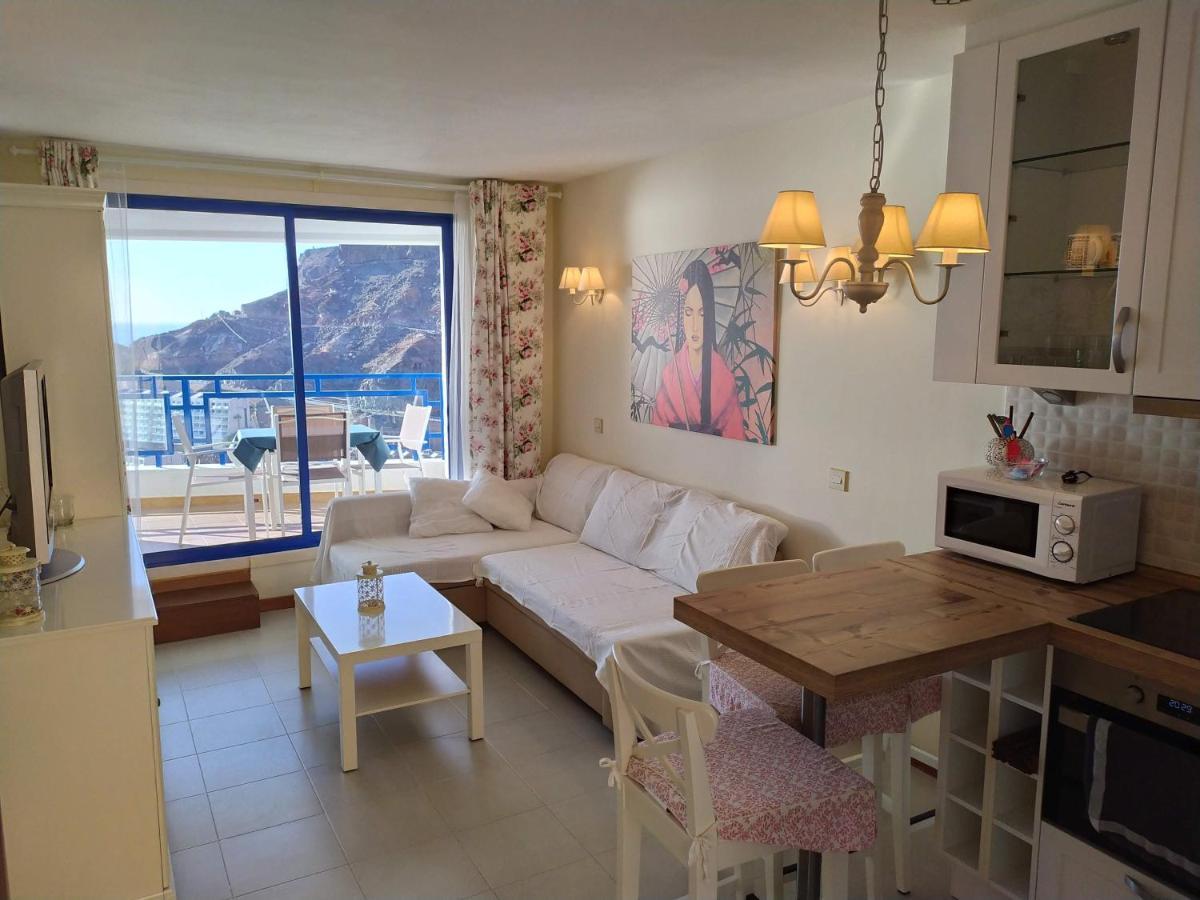 Ocean View Apartment In Taurito, Mogan - Top Floor Luaran gambar